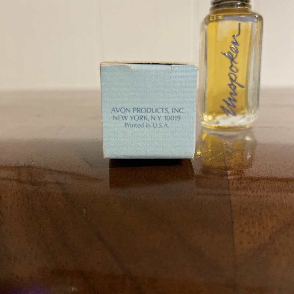 Avon Unspoken Ultra Cologne Splash 0.33oz Vintage NEW Original Box - Picture 4 of 5
